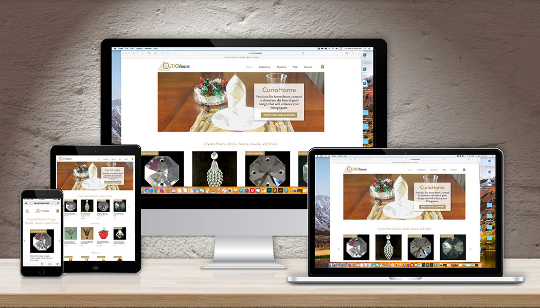 Philip Gordon website design, https://www.curiohome.biz