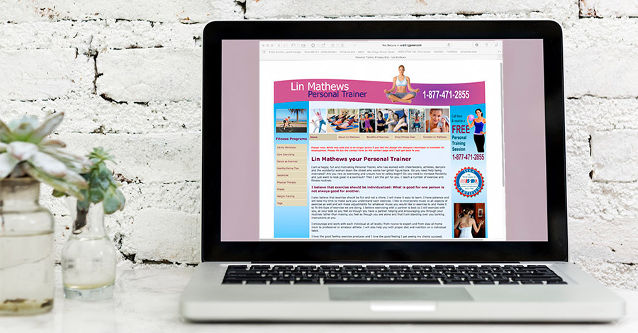 Philip Gordon website design